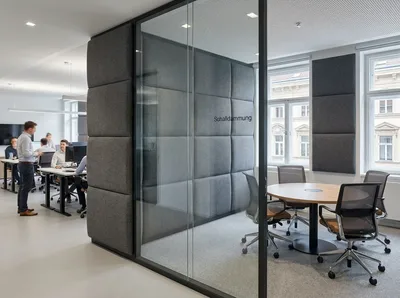 Trennwand Büro Wien - Besprechungsraum